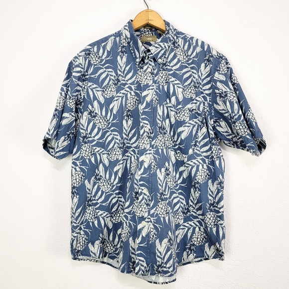 Natural Issue Other - Vintage 90s Natural Issue Casual Hawaiin Wrinkle Free Tropical Short Sleeve LG